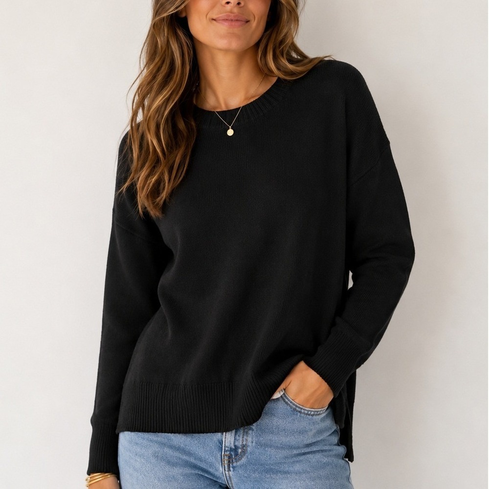 MerSea Coronado Knit‎ Sweater Preppy Quiet Luxury Old Money Career Minimal Chic